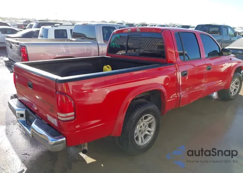 2004 Dodge Dakota Slt from USA, damaged, VIN 1D7HL48K34S691032